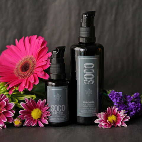 SOCO Botanicals Simplified Luxury Essentials Face & Body Oil Gift Set