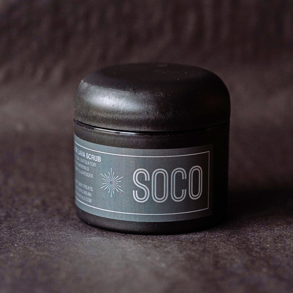 SKINCARE - SOCO BLACK LAVA SCRUB